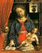 Vincenzo Foppa Madonna and Child with an Angel  k oil painting artist